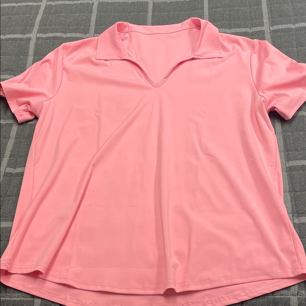 Pink Women's Golf/Tennis Polo Shirt